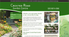 Desktop Screenshot of croxtedroadgardencentre.co.uk